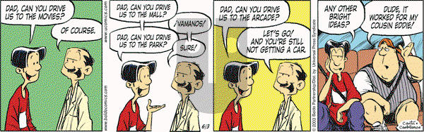 Baldo on Tuesday June 3, 2003 Comic Strip