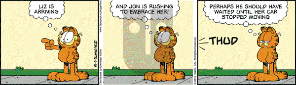 Garfield on Friday May 8, 2015 Comic Strip