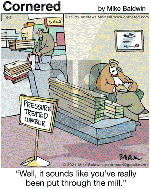 Cornered on Wednesday June 2, 2021 Comic Strip