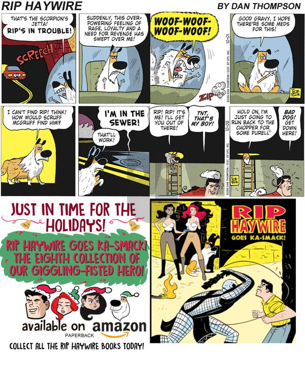 Rip Haywire on Sunday December 23, 2018 Comic Strip
