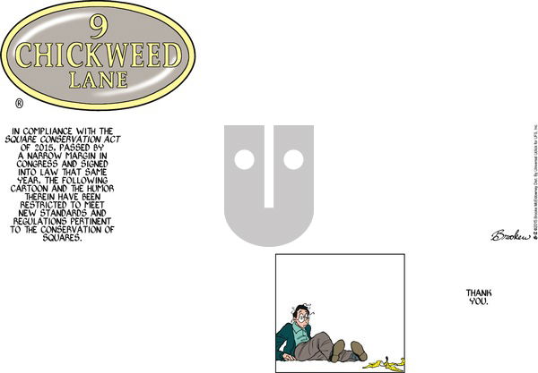 9 Chickweed Lane on Sunday August 2, 2015 Comic Strip