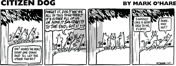Citizen Dog on Wednesday July 9, 2025 Comic Strip