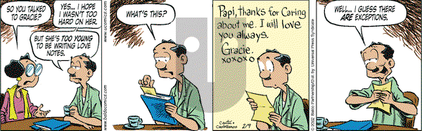 Baldo on Saturday February 9, 2002 Comic Strip