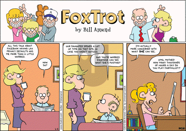 FoxTrot on Sunday June 6, 2010 Comic Strip