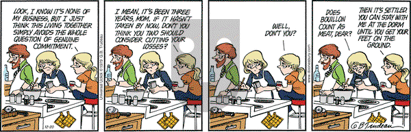 Doonesbury on Saturday December 20, 2014 Comic Strip