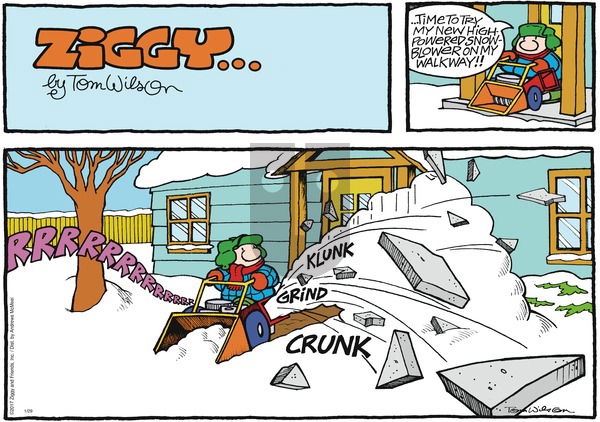 Ziggy on Sunday January 29, 2017 Comic Strip
