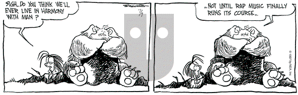 The Grizzwells on Monday July 7, 1997 Comic Strip