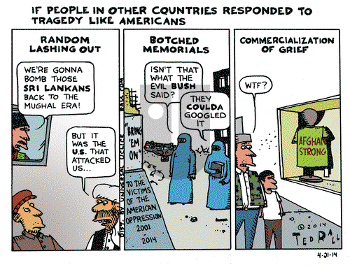 Ted Rall on Monday April 21, 2014 Comic Strip