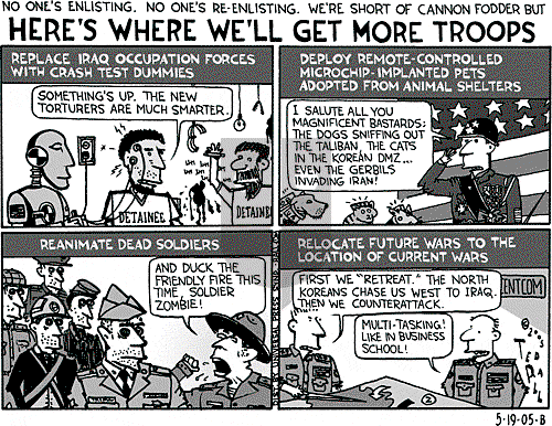 Ted Rall on Saturday May 21, 2005 Comic Strip