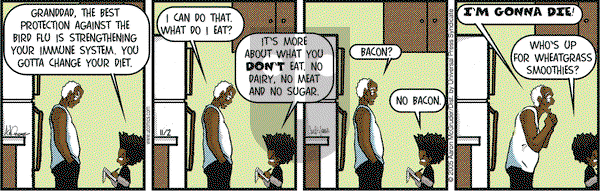 The Boondocks on Wednesday November 2, 2005 Comic Strip