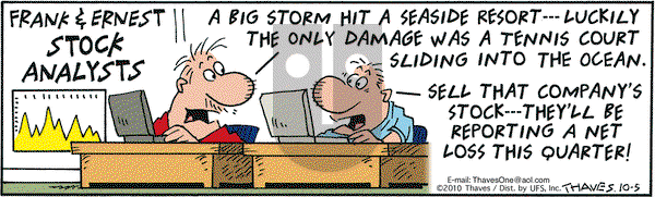 Frank and Ernest on Tuesday October 5, 2010 Comic Strip
