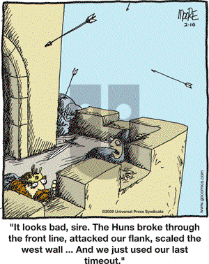 In the Bleachers - Wednesday February 18, 2009 Comic Strip