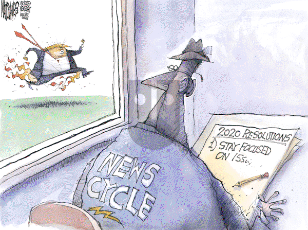 Matt Davies on Monday December 30, 2019 Comic Strip