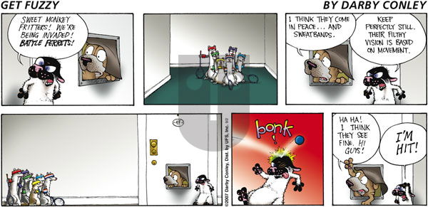 Get Fuzzy on Sunday September 2, 2007 Comic Strip