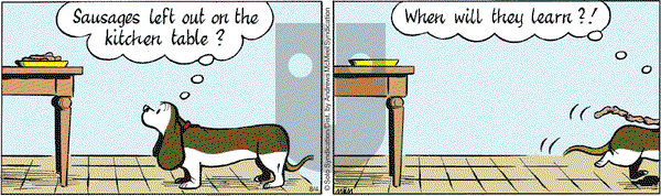 Fred Basset on Friday August 4, 2017 Comic Strip