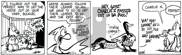 Buckles on Friday April 11, 2025 Comic Strip
