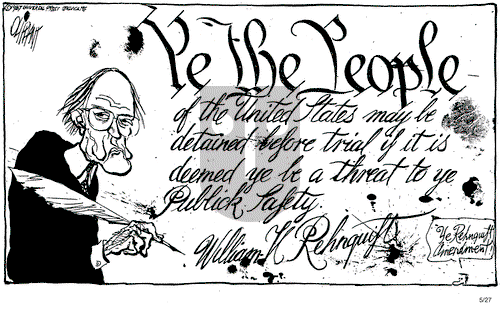 Pat Oliphant on Wednesday May 27, 1987 Comic Strip
