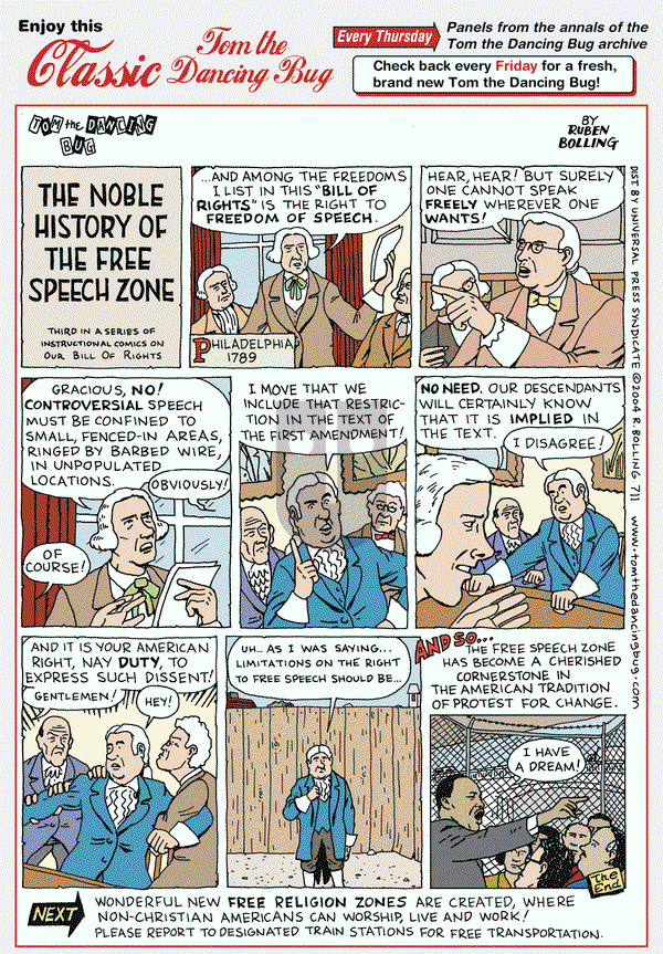 Tom the Dancing Bug on Thursday March 14, 2013 Comic Strip
