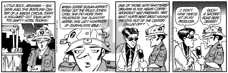 Doonesbury - Monday April 13, 1998 Comic Strip