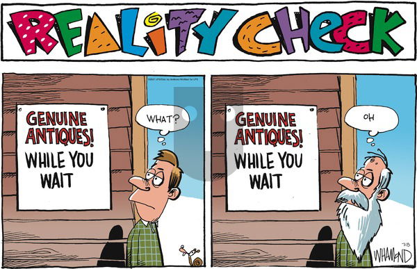 Reality Check on Sunday July 18, 2021 Comic Strip