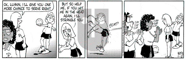 Luann on Wednesday November 13, 1996 Comic Strip