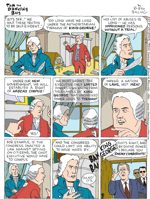 Tom the Dancing Bug on Saturday June 30, 2007 Comic Strip