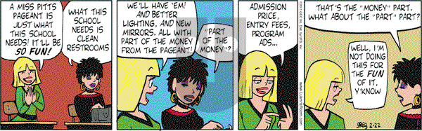 Luann on Tuesday February 22, 2011 Comic Strip