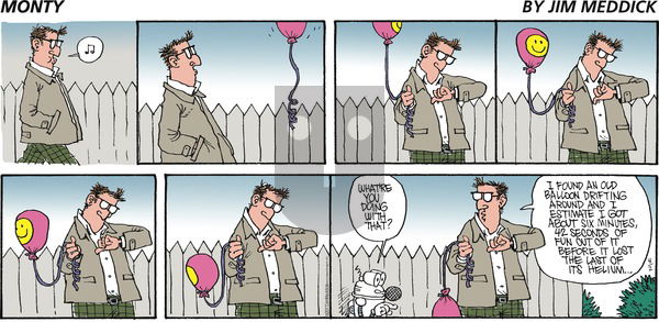 Monty on Sunday April 2, 2017 Comic Strip