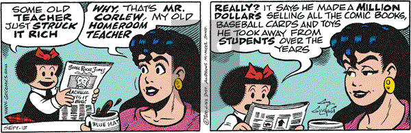 Nancy on Tuesday September 12, 2017 Comic Strip