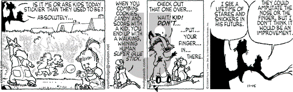 Over the Hedge on Tuesday November 15, 2005 Comic Strip