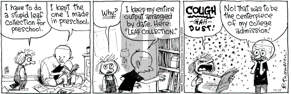 Cul de Sac on Saturday November 17, 2012 Comic Strip