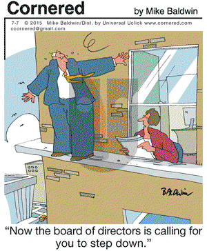 Cornered on Tuesday July 7, 2015 Comic Strip