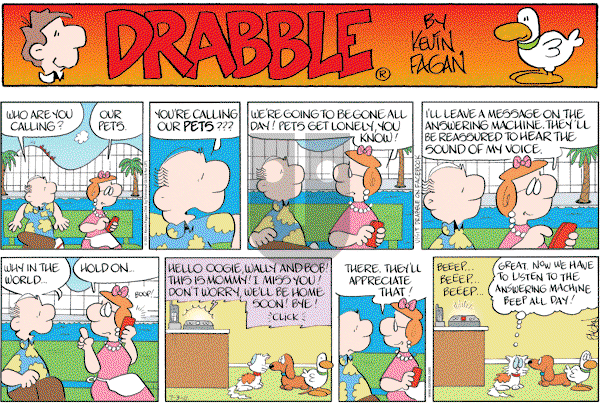 Drabble - Sunday July 3, 2011 Comic Strip
