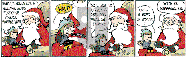 Wallace the Brave on Monday December 24, 2018 Comic Strip