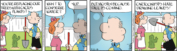 Drabble - Wednesday September 21, 2016 Comic Strip