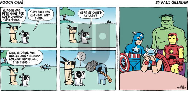 Pooch Cafe on Sunday October 1, 2017 Comic Strip
