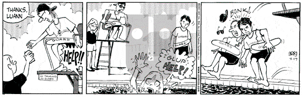 Luann on Monday July 17, 2000 Comic Strip