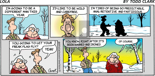 Lola on Sunday January 1, 2012 Comic Strip