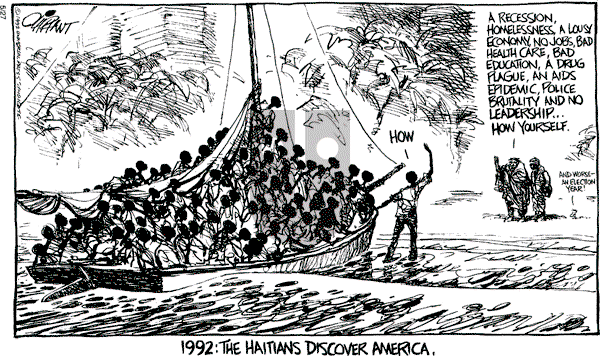 Pat Oliphant - Wednesday May 27, 1992 Comic Strip