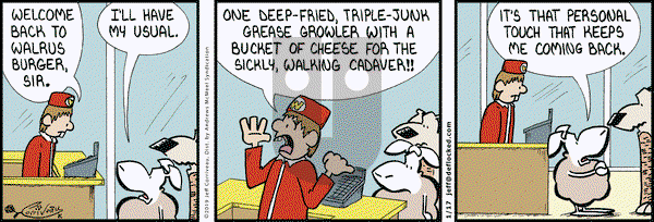 DeFlocked on Thursday January 17, 2019 Comic Strip