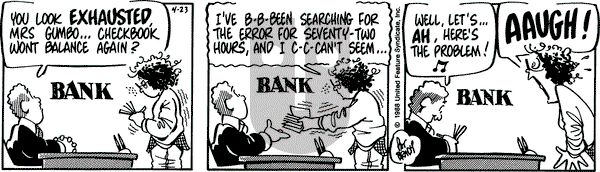Rose is Rose on Saturday April 23, 1988 Comic Strip