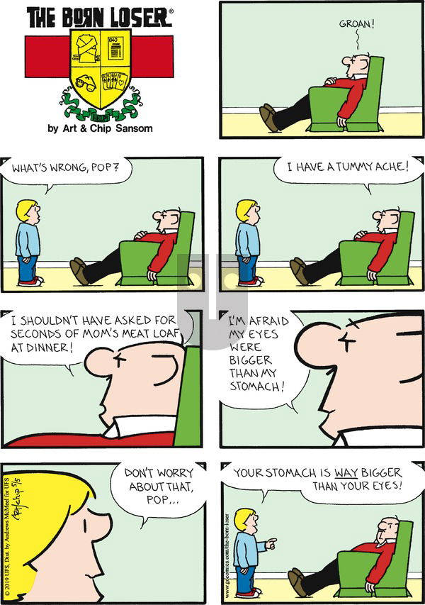 The Born Loser on Sunday May 5, 2019 Comic Strip