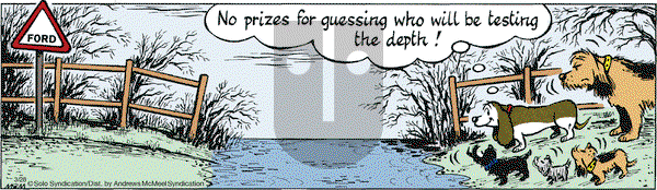 Fred Basset on Wednesday March 28, 2018 Comic Strip