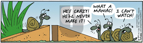 Frank and Ernest on Wednesday June 30, 2004 Comic Strip