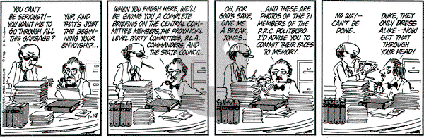 Doonesbury on Wednesday January 14, 1976 Comic Strip