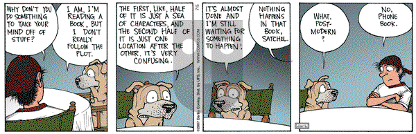 Get Fuzzy on Thursday July 5, 2007 Comic Strip