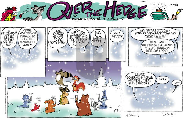 Over the Hedge on Sunday February 25, 2018 Comic Strip