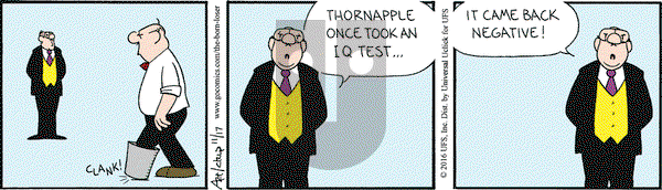 The Born Loser on Thursday November 17, 2016 Comic Strip
