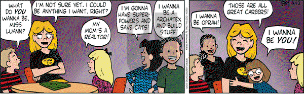 Luann on Saturday December 13, 2014 Comic Strip
