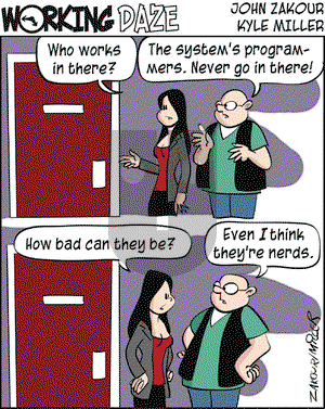 Working Daze on Friday March 12, 2004 Comic Strip